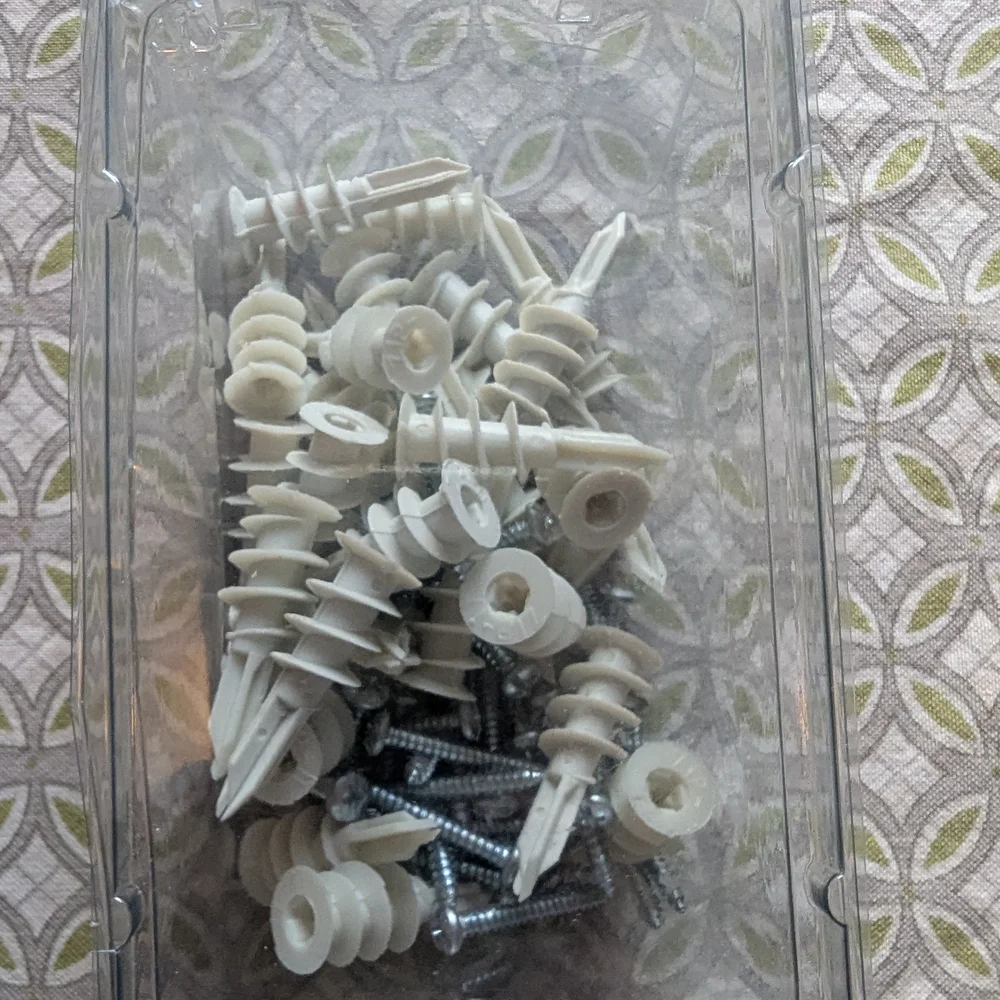 Assorted Wall Anchors and Screws Set. For Construction, Renovation, Hanging.